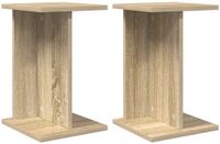 vidaXL Pieds de plantes 2 pièces Sonoma chêne 25 x 25,5 x 40,5 cm Bois traité