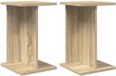vidaXL Pieds de plantes 2 pièces Sonoma chêne 25 x 25,5 x 40,5 cm Bois traité
