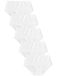 Next Set van 5 midi-slips met hoog katoenpercentage - Wit