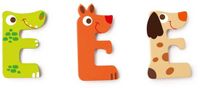 Scratch Houten letter 'E'