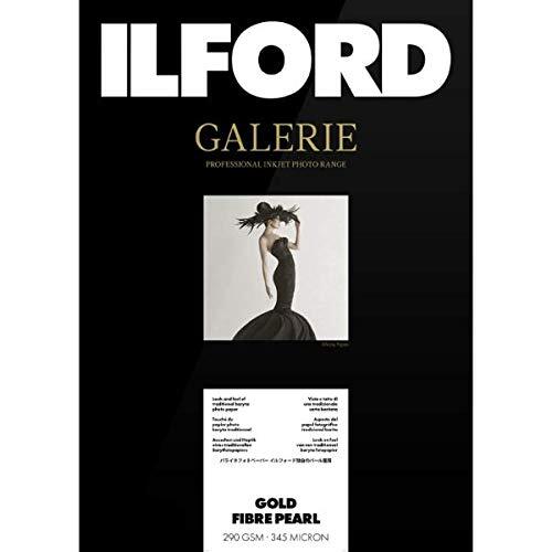 Ilford Galerie Gold Fibre Pearl A2 290GSM - 50 Vellen Professionele Galerie Gold Fibre Pearl A2 290GSM - 50 Vellen, Wit (2002699)