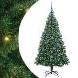 Sapin de Noël artificiel vert 180 cm PVC, acier et plastique