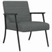 vidaXL Fauteuil Donkergrijs Stof 59 x 75 x 78 cm