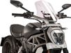 Puig Carenabris New Generation Ducati S Diavel/x Diavel Verstelbare Voorruit Transparant