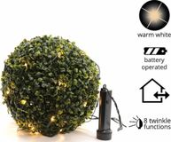 Lumineo Guirlande lumineuse LED durawise sur secteur - Lumière blanc chaud - Ø 35cm - 60 lampes