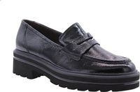 Paul Green 2961-012 Damesloafers Zwart Suède