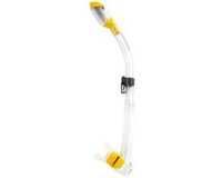 Cressi Dry Junior Duik snorkel Transparant, Geel Kinderen