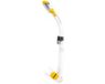 Cressi Dry Junior Duik snorkel Transparant, Geel Kinderen