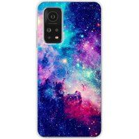 Xiaomi Mi 10T / Mi 10T Pro Bedrukt siliconen hoesje Galaxie bleue