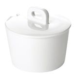 Tescoma suikerpot, plastic, wit, 9,6 x 9,6 x 8,7 cm
