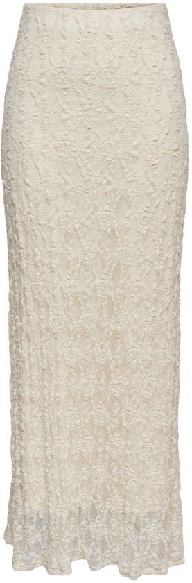 ONLY ONLALBINA LONG SKIRT JRS Rokken Vrouwen S Gebloemd Crème