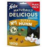 Felix Naturally Delicious 6 x 180 g Kip met kattenkruid