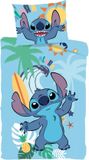 Lylo & Stitch Stitch Dekbedovertrek Surfing 140 x 200 cm - 70 x 90 cm - Katoen - Lila