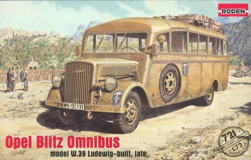 Roden RD721 - 1/72 Opel Blitz bus W.39 Ludewig-built, late