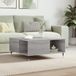 Prolenta Maison Exclusive Salontafel, grijs Sonoma, 80x80x36,5 cm, houtvezel