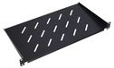Étagère de rack 19 pouces 1U - Étagère de boîtier réseau - 350 mm - Capacité de charge 20 kg - Noir