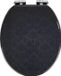 Wenko WC-bril Bellevue 37 X 43 Cm MDF Zwart