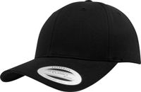 Flexfit Curved Classic Snapback Unisex Cap Black