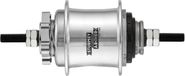 Sturmey Archer moyeu arrière 2 vitesses automatique - 36 trous - frein à disque - argent - aluminium