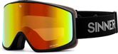 SINNER - SIN VALLEY - Skibril - Mat Zwart - Unisex - One Size