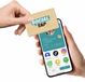 MikaMax Digitaal Visitekaartje – NFC Card – Social Tap – Contactloos Netwerken – Bamboe Pasje