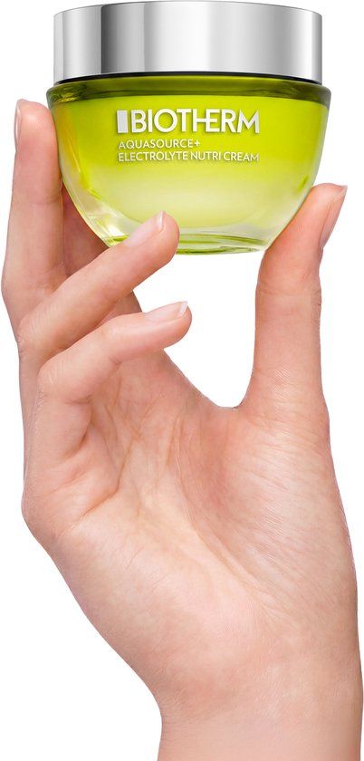 Biotherm Aquasource+ Electrolyte Nutri Cream Hydraterende Crème Verrijkt Met Elektrolyten En Polyglutaminezuur - 50ml
