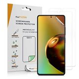 kwmobile 3x screenprotectors geschikt voor Xiaomi Redmi Note 12 Pro+ 5G / Note 12 Pro 5G - beschermende folie voor smartphone