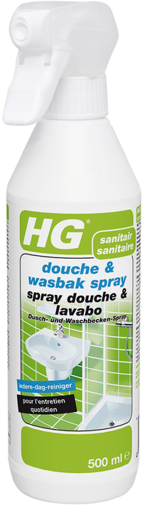 HG Douche & wasbakspray 500ml - Spray - 1 stuk(s)