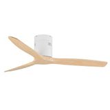 Orbegozo CF 170132 Plafondventilator, 35 W, zeer stil, 3 ABS-vleugels, natuurlijk houtdesign, 6 snelheden, draaiknop met afstandsbediening en winter-/zomermodus