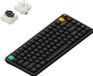 Nuphy Air75 V3, clavier mécanique sans fil, échangeable à chaud, 84 touches, disposition ANSI US 75%, conception personnalisée à profil bas, éclairage LED RVB, montage gasket, Bluetooth/2.4GHz/USB-C, noir-brun nano