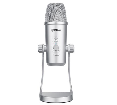 Boya BY-PM700SP - USB Condenser Microphone - Silver
