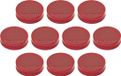 Ergo Magnetoplan Ergo Magneten, Medium, Diameter 30 mm x 8 mm, 10 stuks rood