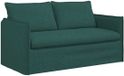 vidaXL Bank Donkergroen Stof 156 x 82 x 85 cm