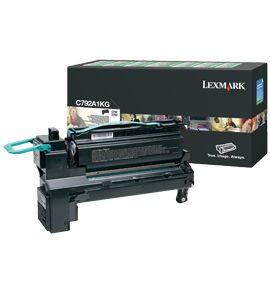Lexmark C792A1KG Zwart Toner Cartridge