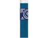 Haza Crepe papier platte vellen - petrol blauw - 250 x 50 cm