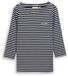 TOM TAILOR Shirt navy / lichtblauw / wit