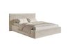 Lit tapissé 180x200 velours, beige