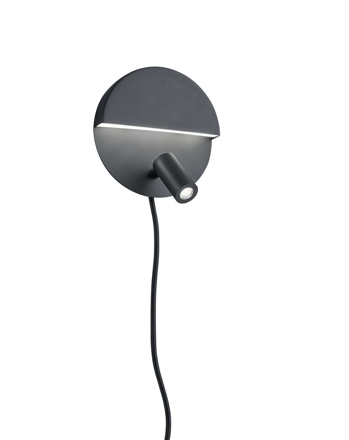 Trio Wandlamp Mario Zwart