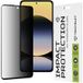 Techsuit Film de protection d'écran Confidentialité pour Xiaomi Redmi Note 14 4G / Note 14 5G, Verre Trempé, Collage Complet, 111D