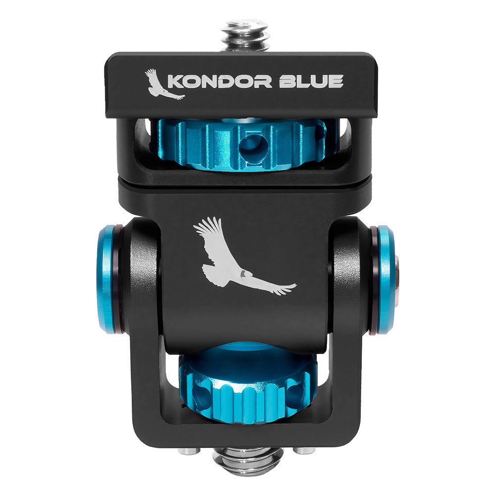 Kondor Blue Kondor Blue 1/4 Swivel Tilt Monitor Mount with ARRI Pin (Pan/Tilt) Raven Black