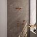 Brauer Copper Carving Thermostatische Regendoucheset Inbouw