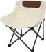 OFMOTRA Campingstoel - Opvouwbaar - Visstoel - Strandstoel - Vouwstoel - Lichtgewicht - Inclusief draagtas - Outdoor Stoel - Beige Wit