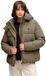 Superdry Premium Geruite Puffer Jas met Capuchon Dames Bruin heritage ruitje