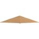 Auvent de remplacement pour tonnelle de jardin, Polyester, 2,98 x 2,98 m, Beige