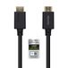 AISENS A150-0424 HDMI-kabel V2.1 Ultra High Speed/HEC 8K @60Hz 48Gbps, A/M-A/M, zwart, 3,0 m