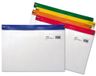 Snopake Zippa Bag 'S' documententas ritssluiting A4 Plus 5 stuks transparant/op kleur gesorteerd