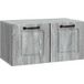 Maison Exclusive - Meuble TV mural Sonoma gris 59,5 x 31 x 30 cm bois d'ingénierie