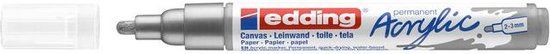 edding e-5100 Acrylmarker - Zilver - 10 stuks