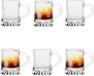 Glasmark Shotglaasjes - mini bierpeul - glas - 6x stuks - 25 ml - shotjes borrelglazen