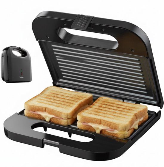 Tomado TGS2000B Tosti-ijzer - 750W - PFAS-vrij - Zwart